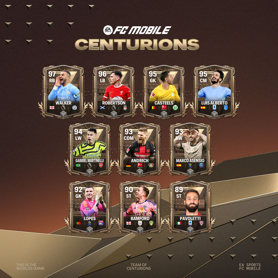 NUEVO EQUIPO SE CENTURIONES EN FC 24 MOBILE!!!

<a href="/EASFCMOBILE/">EA SPORTS FC MOBILE</a>