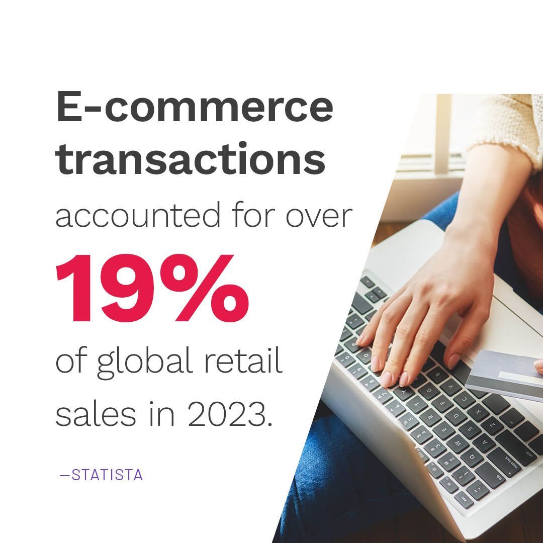 By 2023, e-commerce represented over 19% of worldwide retail sales and is expected to make up nearly a quarter of total global retail sales by 2027. Click here to learn more: buff.ly/3UskUKy

#ecommerce #news #industry #payments #digital #retail #sales #fintech