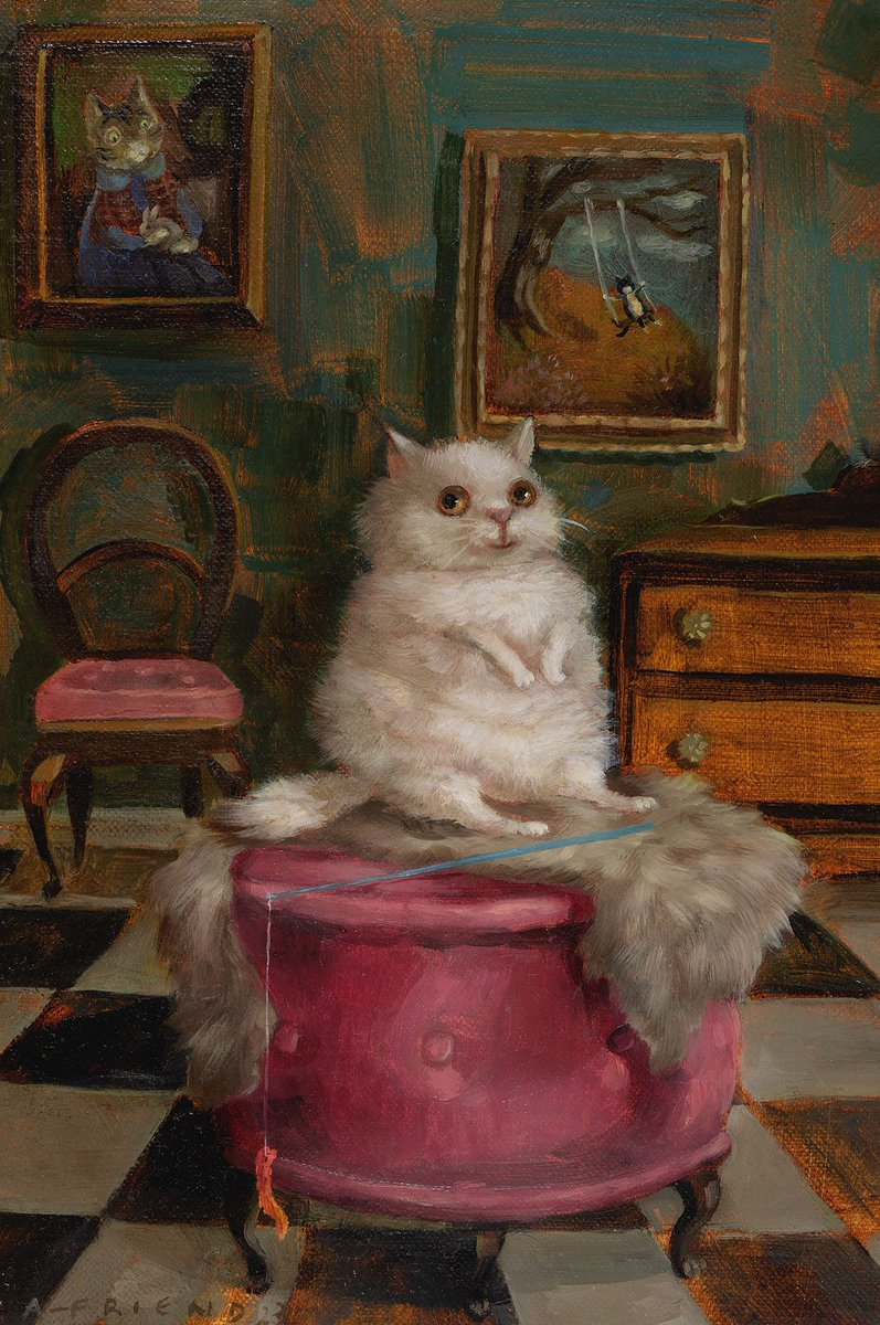 Read about Alison Friend and her work in the coming June issue of Beautiful Bizarre art magazine!

Never miss an issue again. Subscribe today > store.beautifulbizarre.net/product/12-mon…

#beautifulbizarre #artmagazine #artist #newcontemporaryart #artinspiration #oilpainting #catportrait