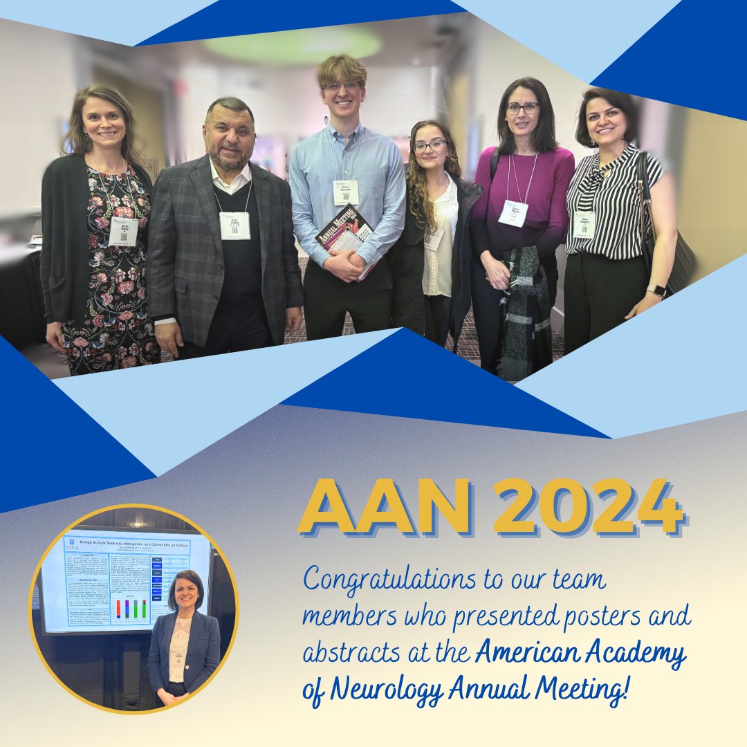 Who else was at American Academy of Neurology #AAN2024?

Our team loved connecting with other scientists, physicians, and healthcare leaders last week, and is feeling more inspired than ever about the work we do.

#multiplesclerosis #neuroscience #ms #msresearch