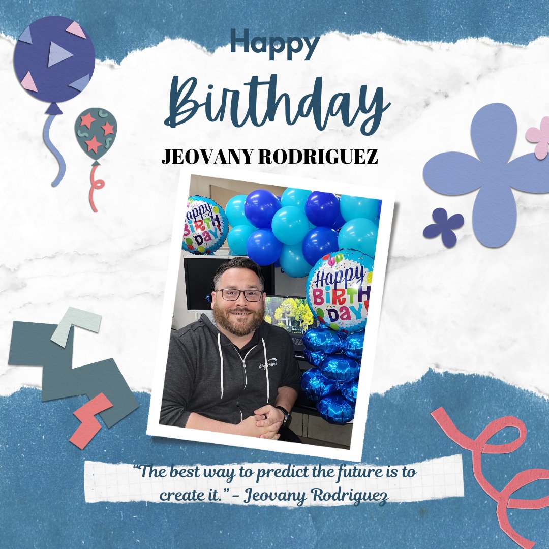 🎉Happy Birthday to the AMAZING Jeovany Rodriguez! One of the most hard working, open-minded, and funny guy!! We are so happy to celebrate this occasion with you and we wish you many, MANY healthy years to come! #birthdayboy #employeeappreciation #workculture #happy