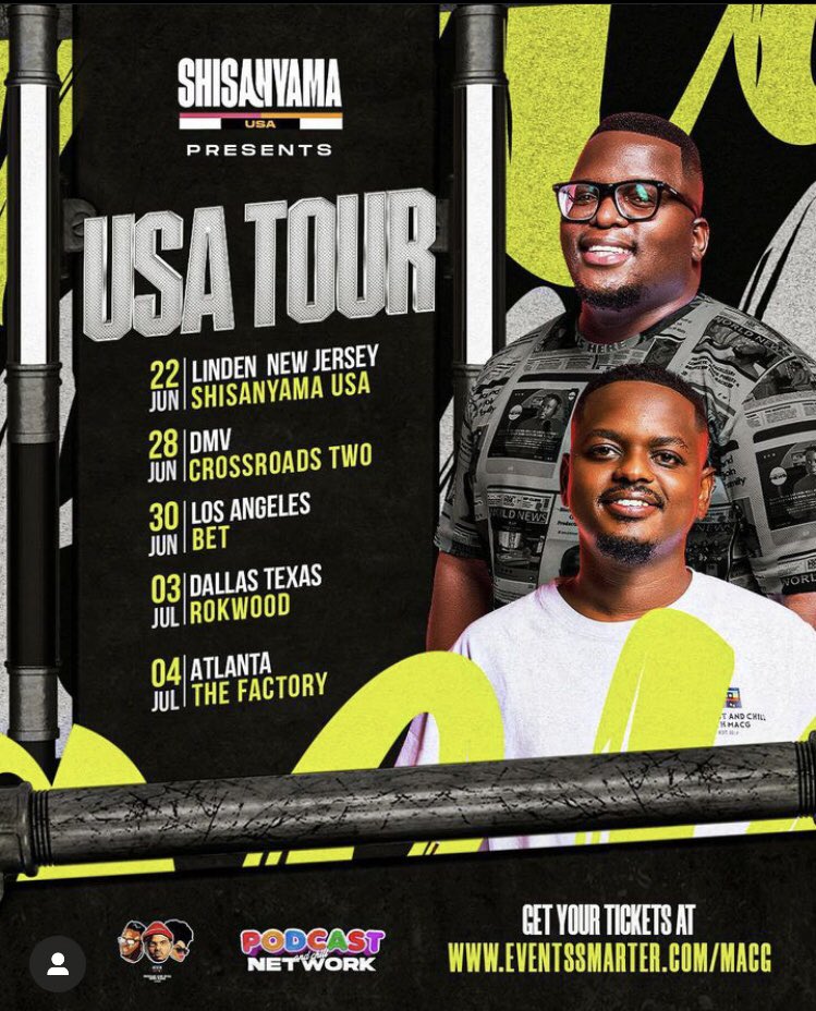 Guys the fact that the podcast is going international is wholesome, the team they have now is really a testament of how far they’ve come since starting with the iPad 
#podcastandchill 
#shisanyama 
#USTour