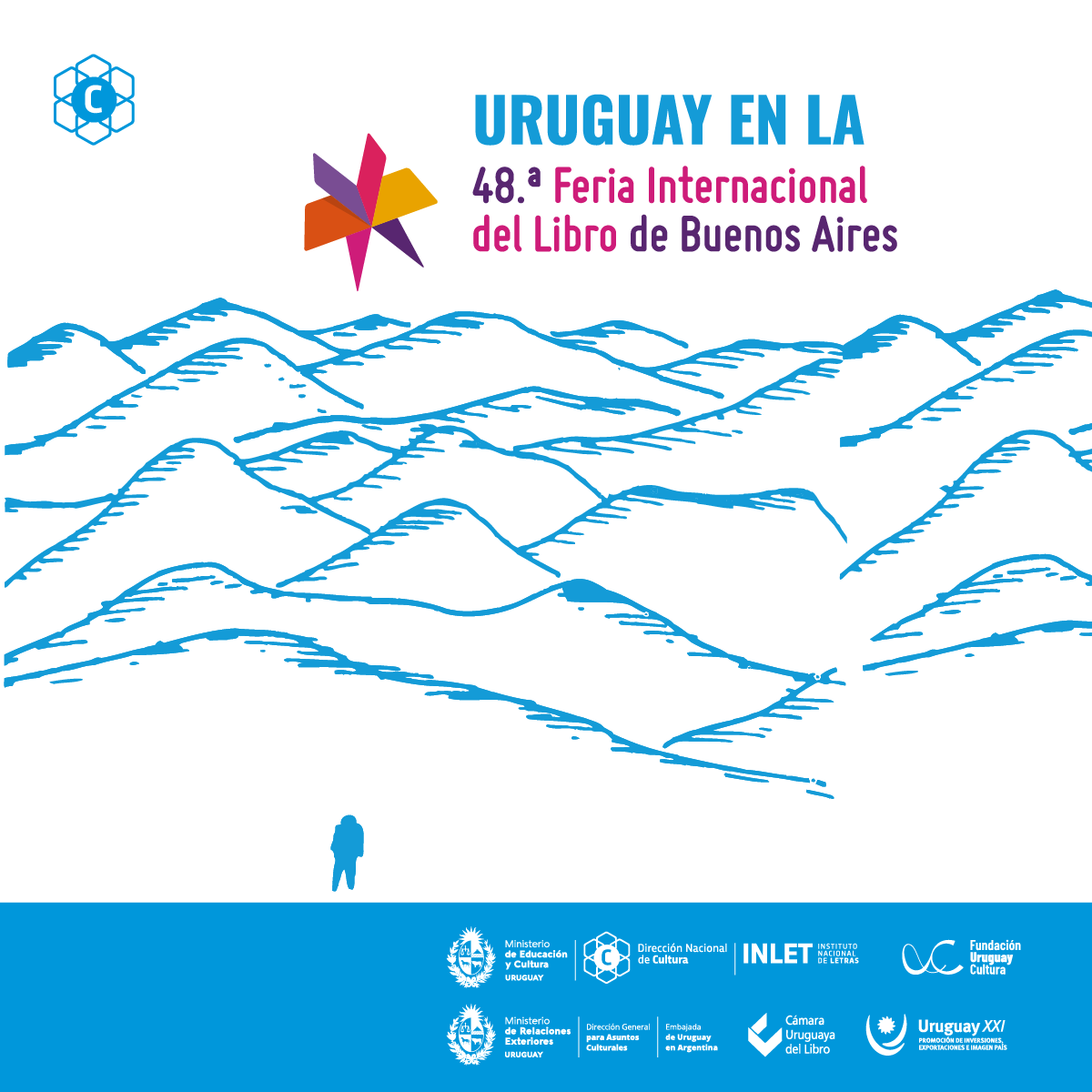 ¡Uruguay dirá presente una vez más en la  #FILBuenosAires! Del 25 de abril al 13 de mayo podrán visitar el estand país ubicado en el Pabellón Amarillo, calle C, entre 19 y 20.