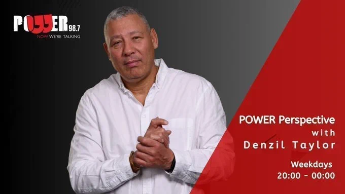 Good evening and welcome to the Tuesday edition of #POWERPerspective with @DenzilTaylor
until 00h00.                          

Get in touch with us throughout the show.                     ☎️: 0861 987 000              
📷: 083 303 7093            
Stream here:
