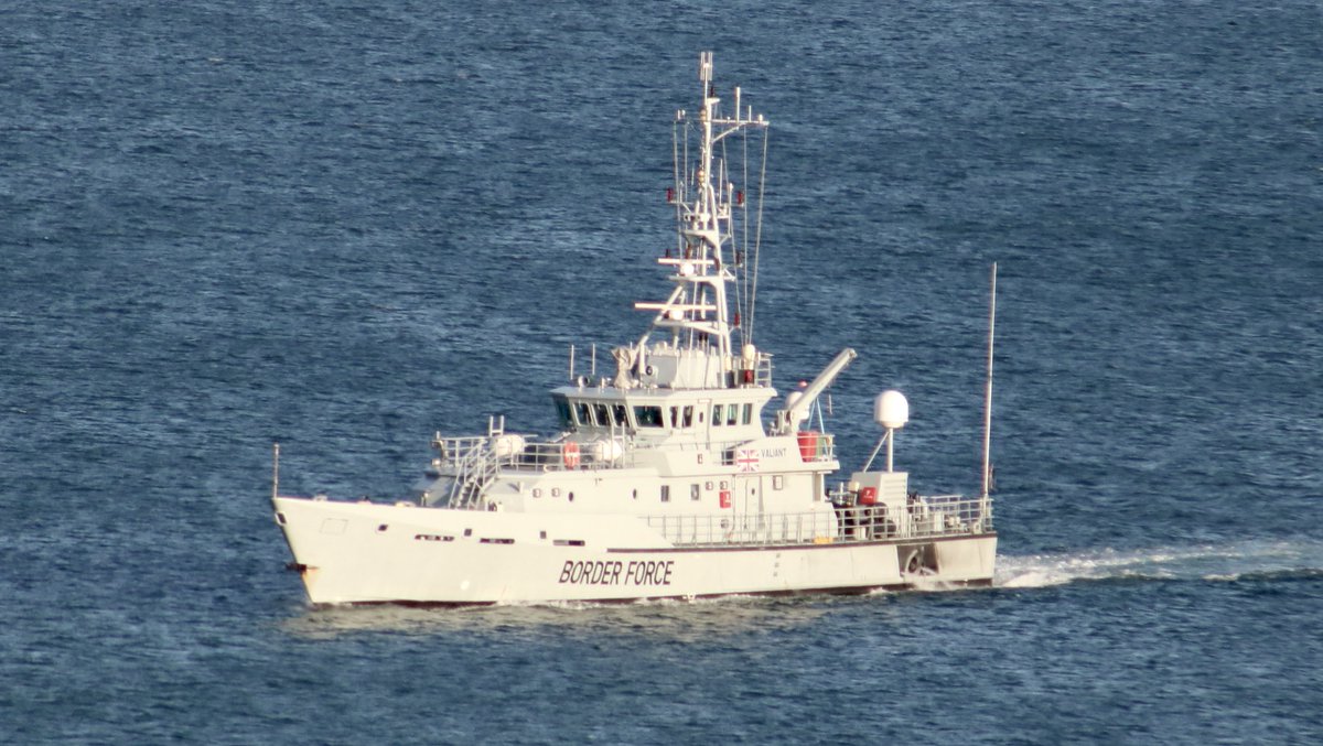 UK Border force vessel HMC Valiant a 42 metre customs patrol vessel, and is one of four such ships operated by the UK Border Force. The Valiant on its way into the Cattewater this evening. westwardshippingnews.com contact@westwardshippingnews.com