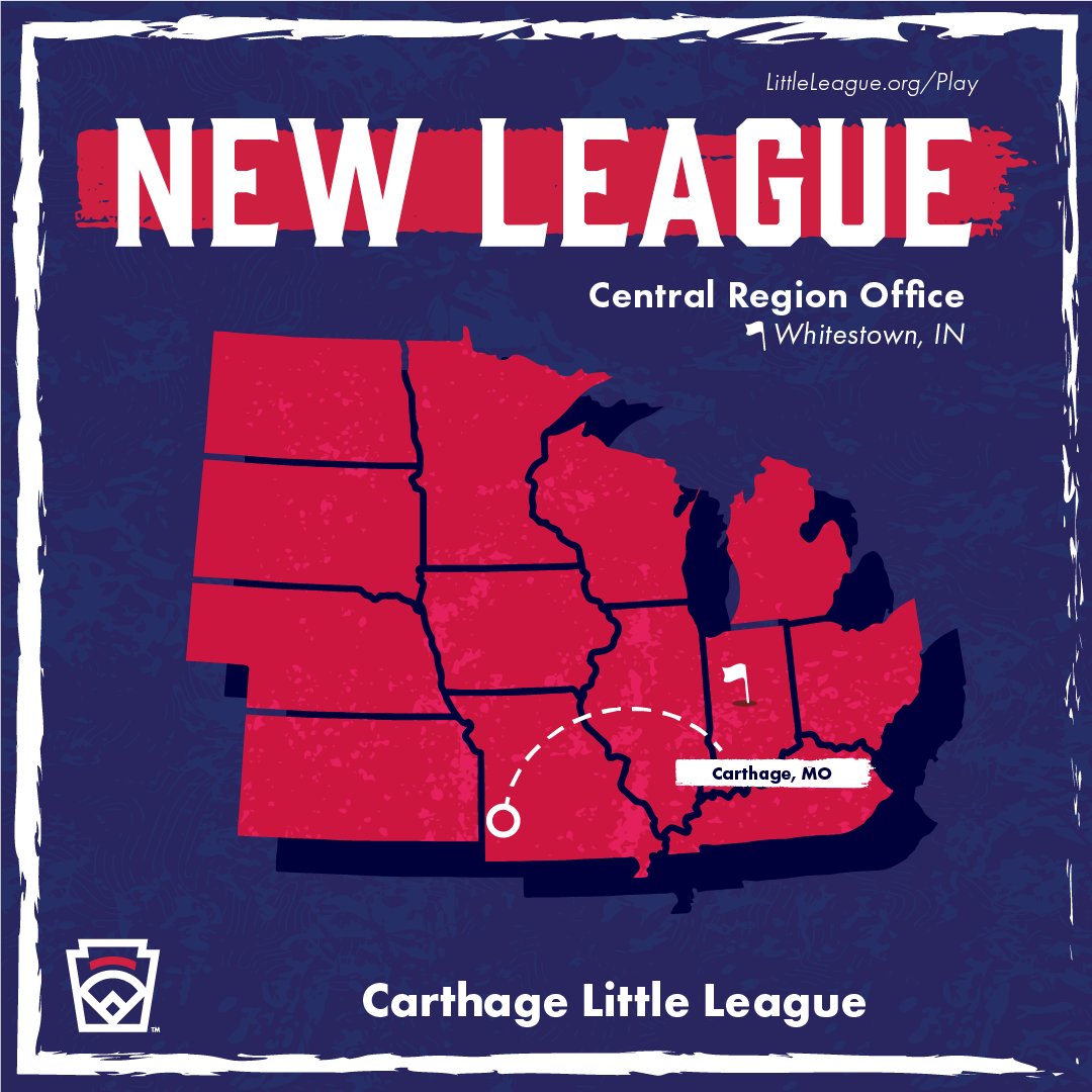 Further strengthening the strong baseball community in Carthage 💪 Welcome to the program, Carthage Little League!