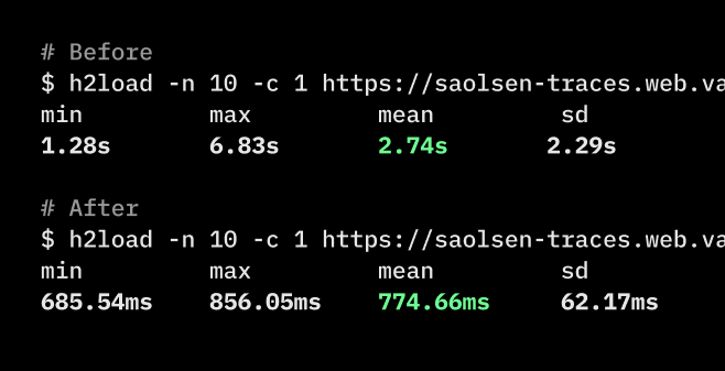 starting today all vals run at least 60% faster vals with lots of imports like @olsenator4's traces runs 3.5x faster