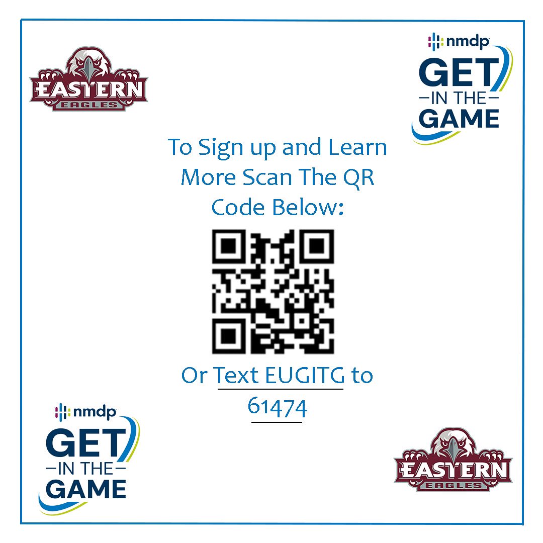 Join us TOMORROW from 10:00 AM - 3:00 PM at Walton & help us in SAVING LIVES!!!! @nmdp_org @TalleyBoneMarro #GetIntheGame 🦅🦅🦅