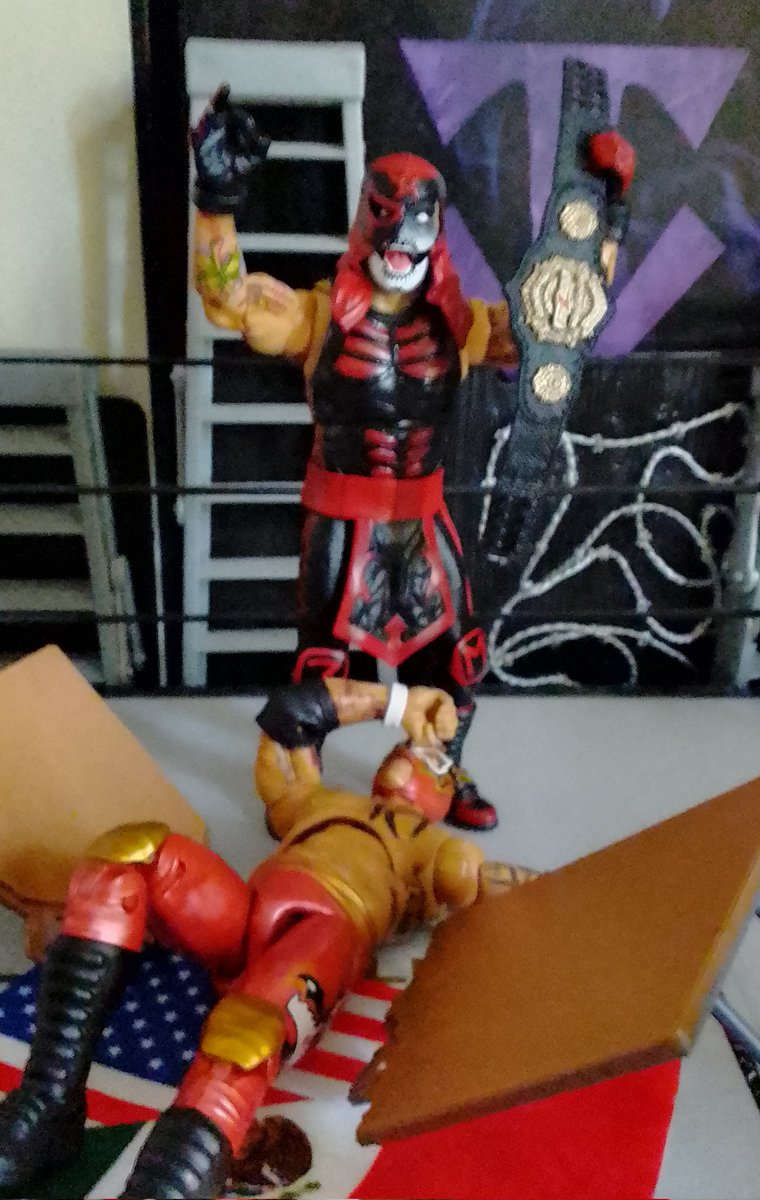 Today after much searching I have the Boss Fight Studio @PENTAELZEROM figure and it's everything I wanted. @maskedrepublic #WrestlingFigures #ScratchThatFigureItch