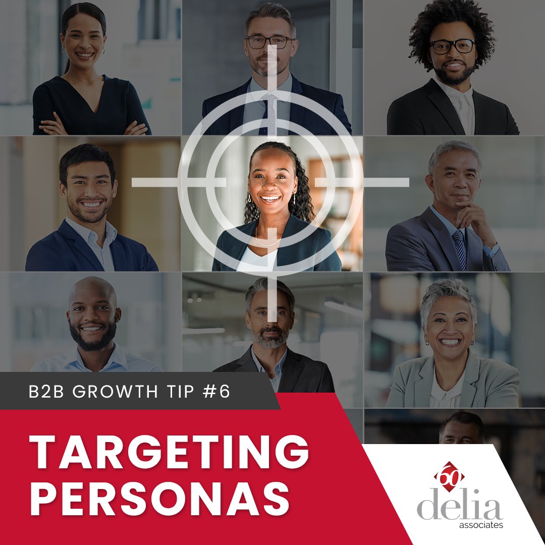 #B2BGrowthTip - Develop demographic & psychographic profiles of decision-makers & buyers in companies you'd like on your client roster. Evaluate their responsibilities, fears, & goals to help target future messaging to these hot-button issues.
#buyerpersonas #targetaudience