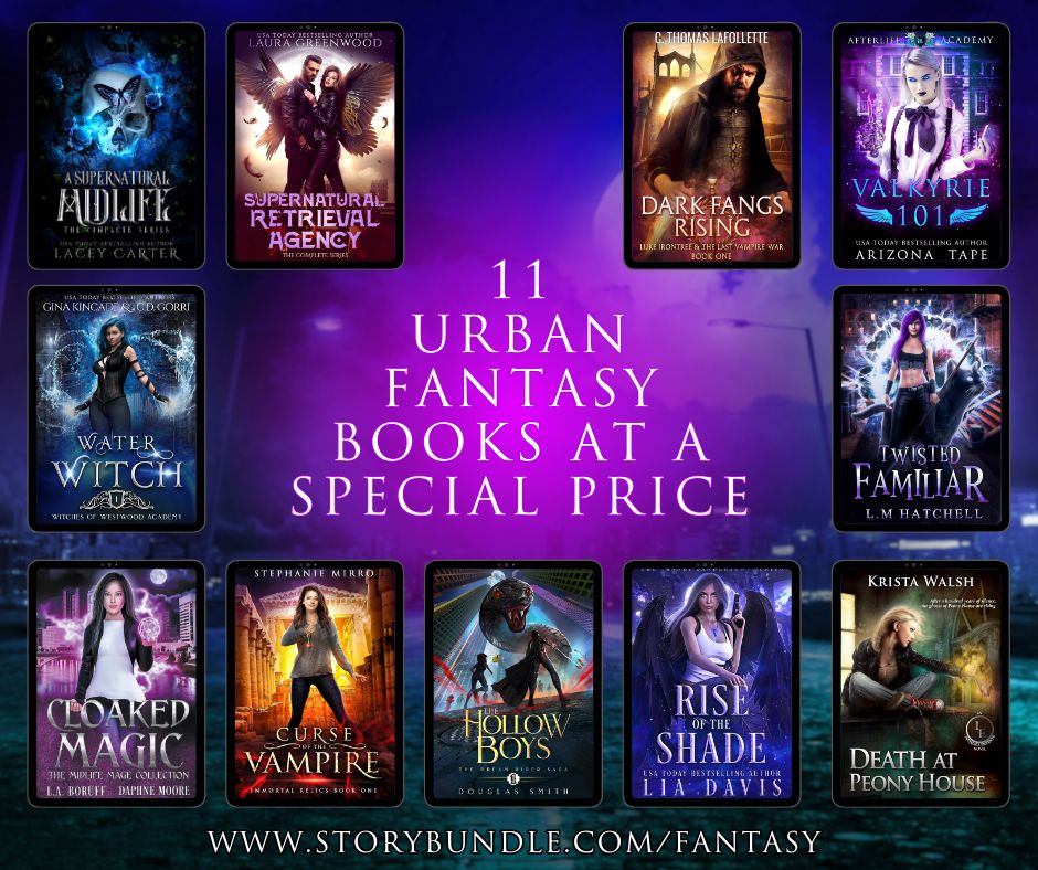 Calling all fans of Urban Fantasy books for an unforgettable and limited-edition collection! This StoryBundle has 11 kick-ass Urban Fantasy stories from bestselling authors that will take you on exciting adventures.  storybundle.com/fantasy