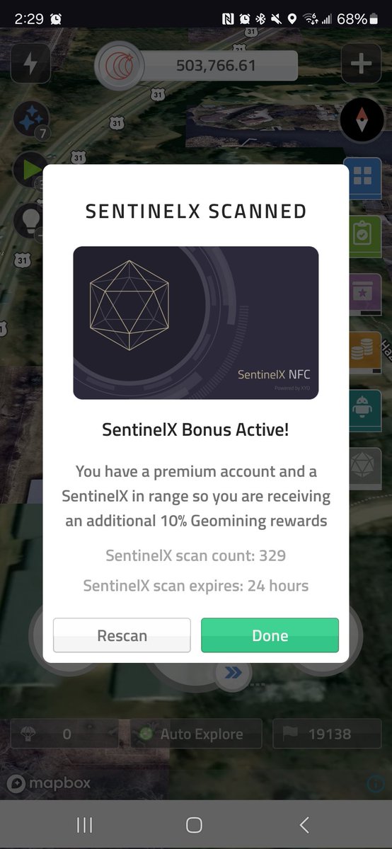 LarssonKeith's tweet photo. Always Remember to scan your #SENTINELX when you are using #COIN to maximize your gains.
Let's GO #XYO https://t.co/GI2aOG1rzz