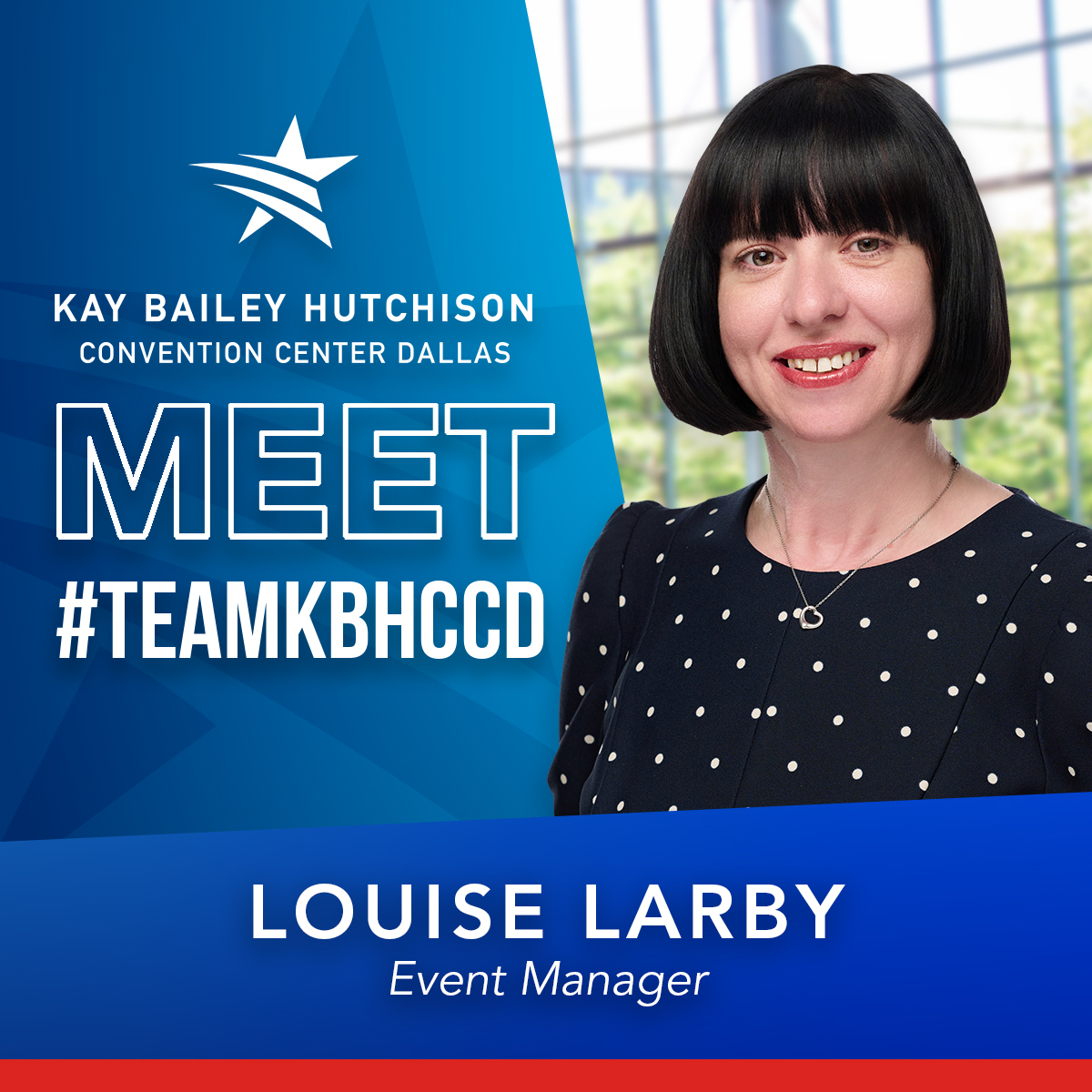 Join us as we continue our Meet #TeamKBHCCD series with a spotlight on Louise Larby, event manager! A dynamo in action and an event manager extraordinaire, we are beyond grateful to have her talent in our ranks at #KBHCCD. 🌟 Learn more at bit.ly/Meet_TeamKBHCCD