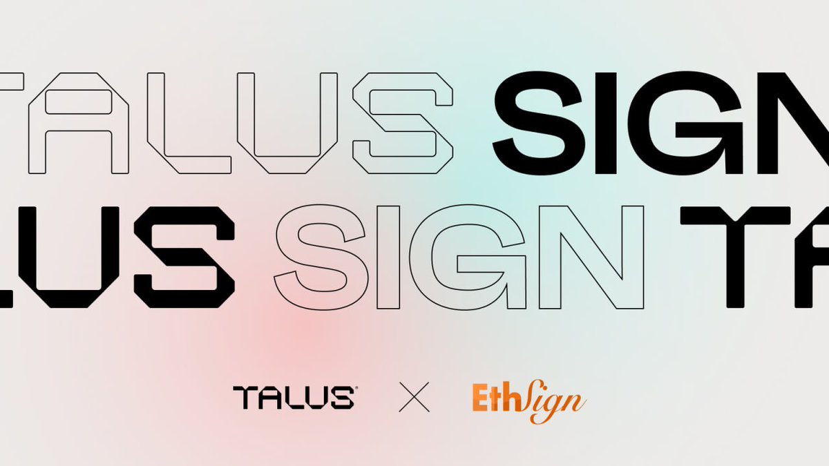 Sign Protocol 🤝 Talus How can users be sure that a smart agent did what they wanted? Together, @ethsign and Talus will help to make AI trustworthy. Through our collaboration with Sign Protocol, users receive open attestations to verify smart agent activity on Talus. The…