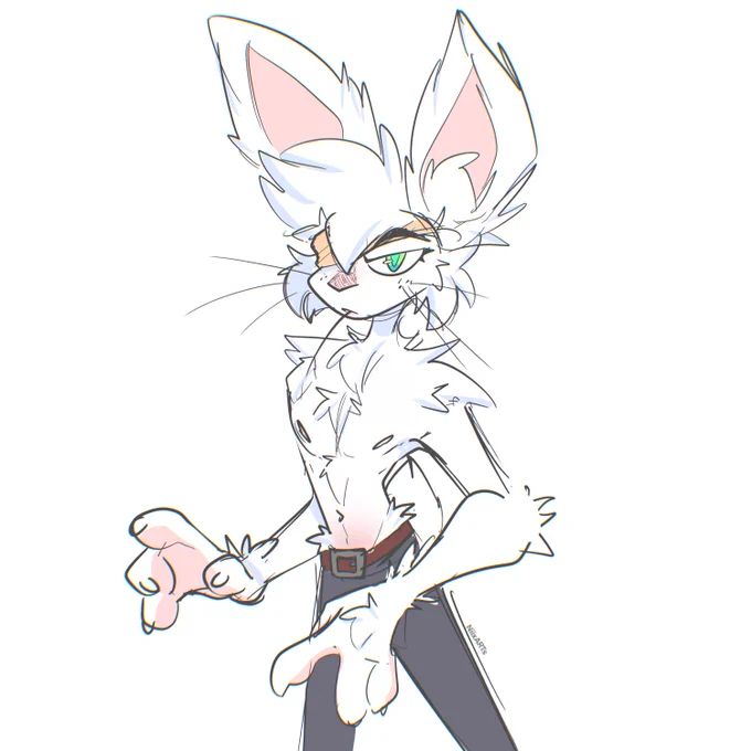 I like drawing fluffy rabbits 
