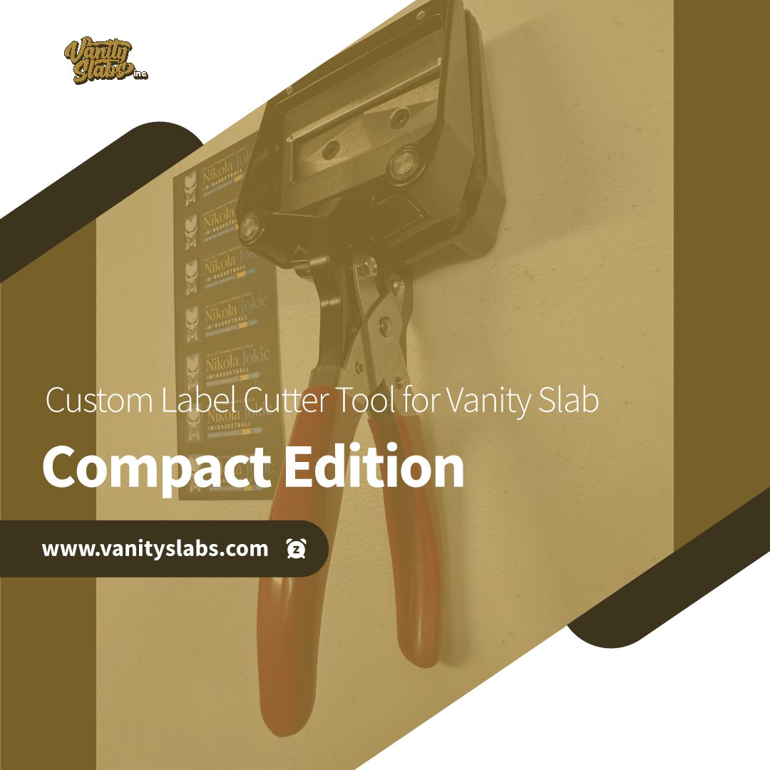 vanity_slabs's tweet image. Elevate Your Label Game with Our Custom Label Cutter Tool!

Introducing the Compact Edition custom label cutter tool for Vanity Slabs!  Create tailored labels for your slab collections effortlessly. 

#CustomLabels #SlabCollection #LabelCutter #VanitySlabs #Collectibles