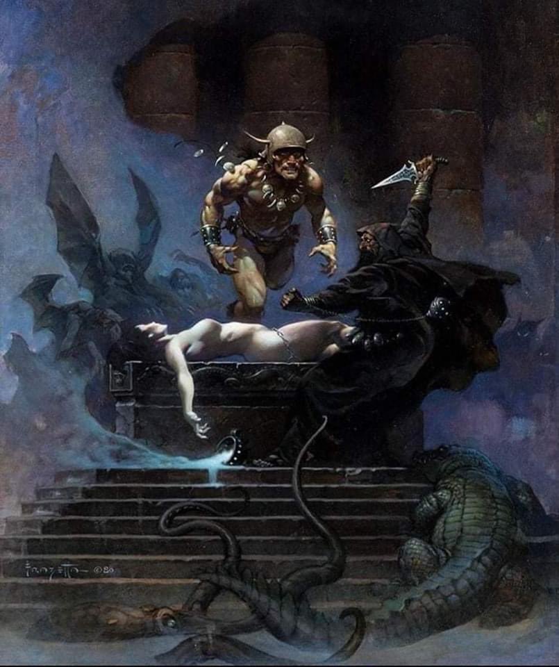 ‘Conan the Avenger’ by Frank Frazetta