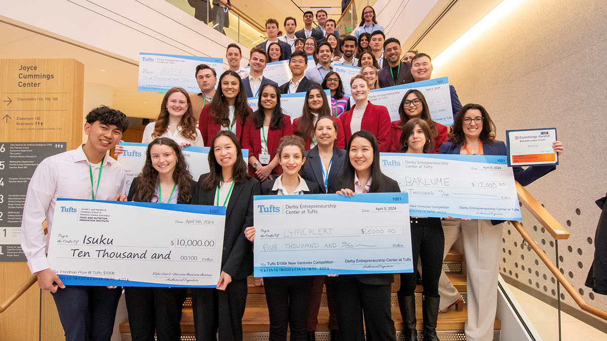 Following an evening of live pitching at this year’s in-person competition, winners for the Tufts $100K New Ventures Competition, hosted by the Derby Entrepreneurship Center, have been announced. brnw.ch/21wJ6hF