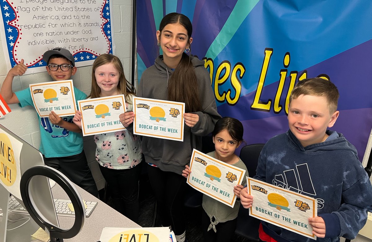 Congratulations to last week’s Bobcats of the Week! Keep being amazing!  #BannesBobcats#KirbyONE40#EveryChildEveryDay
