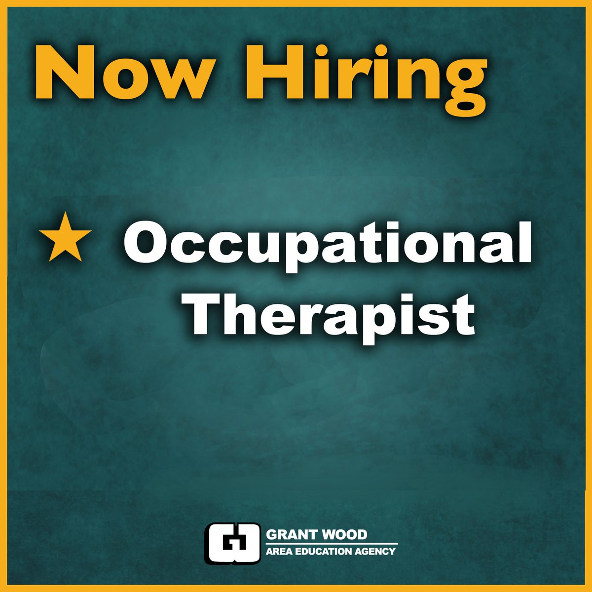 Now hiring Occupational Therapists and several other positions for the 2024-25 school year! Learn more and apply today: applitrack.com/GrantwoodAEA/o… . #IAedChat #IowaSchools #OccupationalTherapist #OT