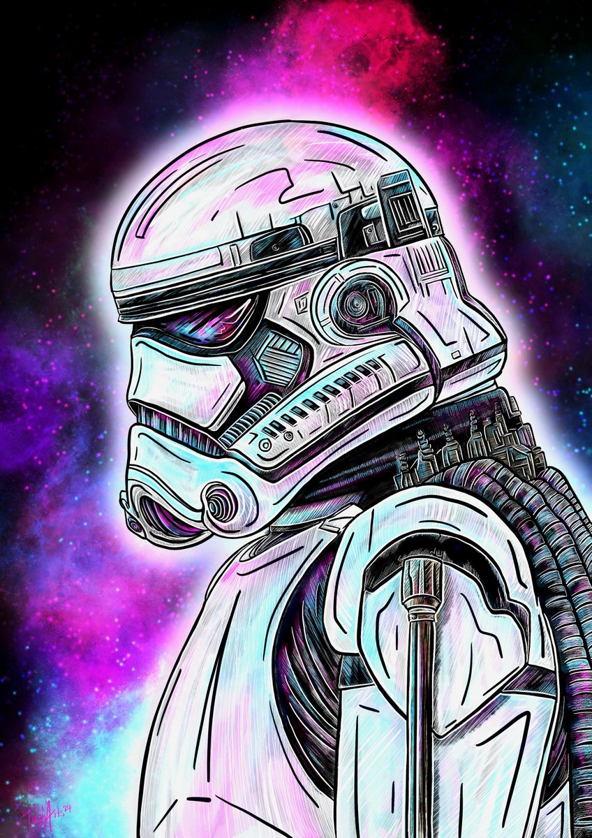 Something new i worked on and a lil bit of old style tash 🥰

#starwars #Procreate #digitalart