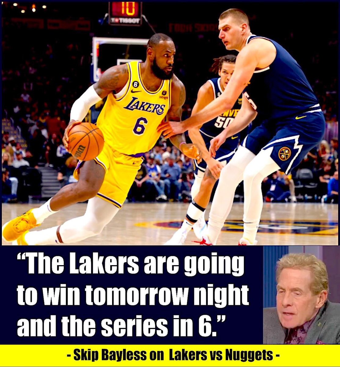 THE NUGGETS WANT WIN THEM ALL AND IM SURE LAKERS WILL GET A WIN “MAYBE”