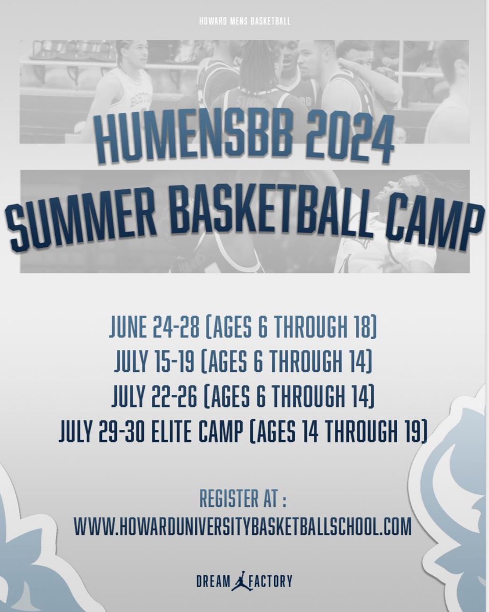 HU received a record number of applications this year with nearly 37,000 applicants. Do you want to join the most accomplished group of young Black scholars @HowardU and play for #TheDreamFactory ? Sign up for our Elite Camp today to get that chance. howarduniversitybasketballschool.com
