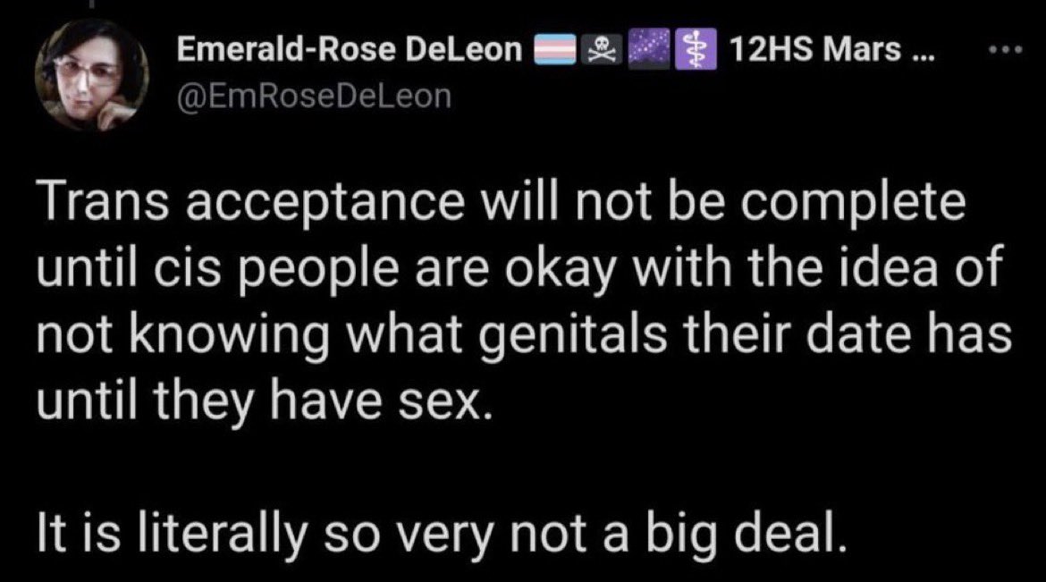 @EmRoseDeLeon acceptance isn't the issue here, you lying to me about your biological gender is the issue, i ain't starting a relationship on a lie,