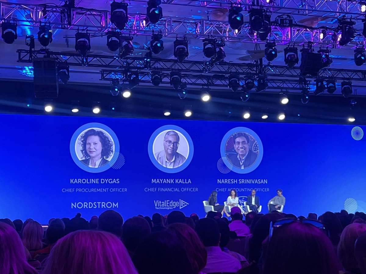 Amazing panel discussion happening right now at Coupa Inspire’s Finance &amp; Procurement Keynote. So much knowledge and impactful stories being shared 👏 #CoupaInspire