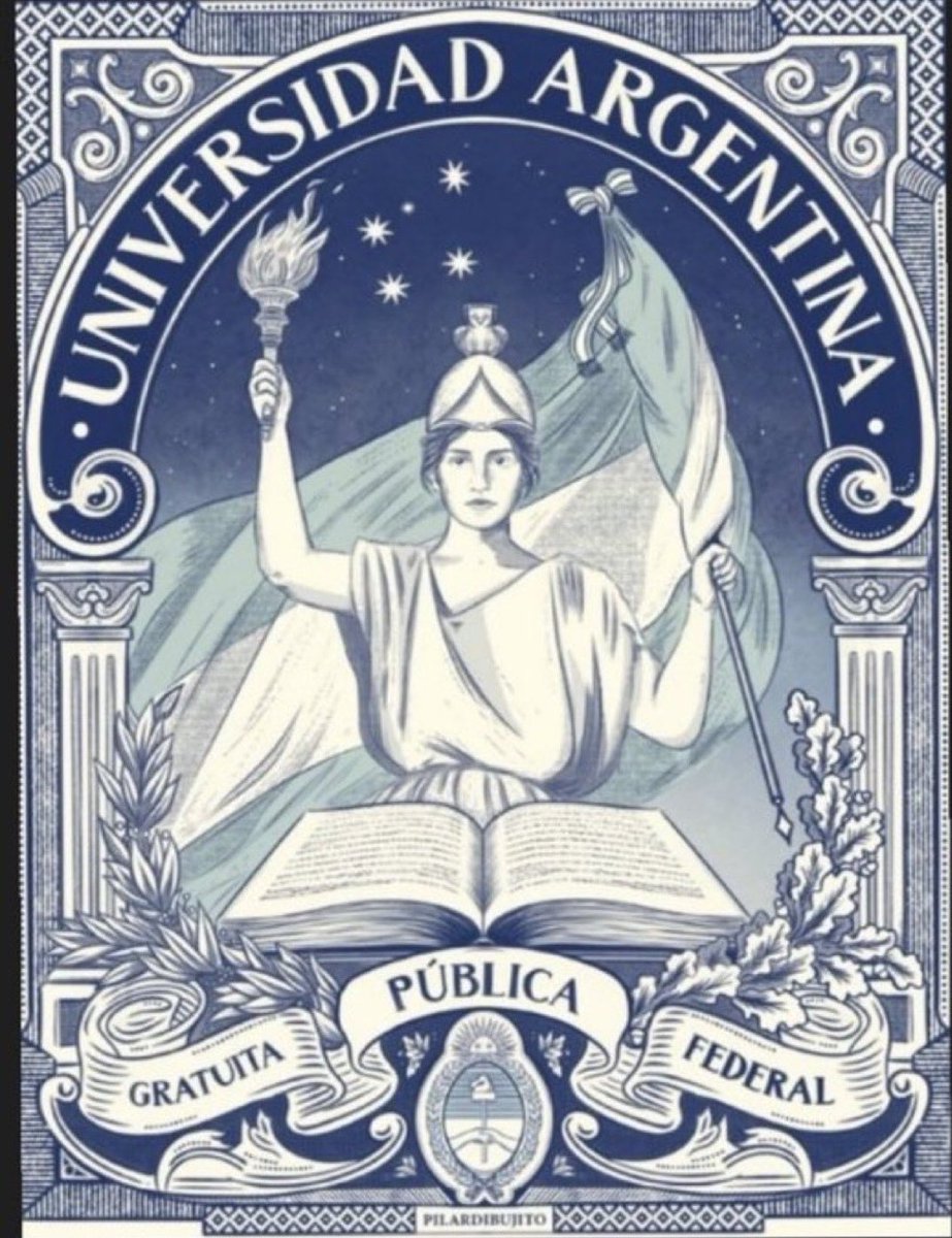 actrices_arg's tweet photo. En defensa de la Universidad Pública y Gratuita en todo el territorio nacional.
La universidad nos enseña a pensar, no a obedecer.
#MarchaUniversitaria 
.
Hermosa ilustración de @pilardibujito https://t.co/Hr647m30sP