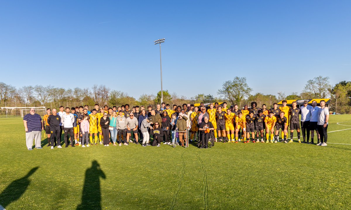 Final action of the spring at @UMBCMensSoccer was for a good cause as it was their Kicks for Chase game! For more info and if you would like to donate, click here 👇 bit.ly/3UuyzRi