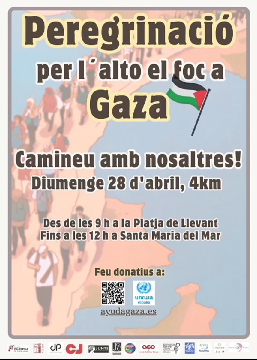 Palestina_cat's tweet photo. [Fil] 🇵🇸 Propers actes en solidaritat amb el poble palestí.
#AturemElGenocidi
#StopArmesAmbIsrael

Barcelona: https://t.co/MbSmyYpRhz