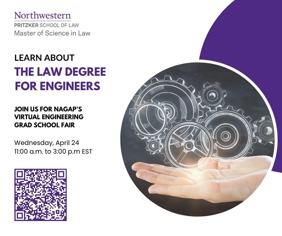 Calling all Engineers! Please drop by our online booth as we join NAGAP, the Association for Graduate Enrollment Management, and @CareerEco for this Virtual Engineering Grad School Fair. Register with the QRC below.