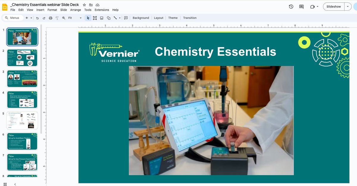 Melissa and I are doing a webinar on Thursday about the most important @VernierST sensors for teaching chemistry. We are going to mix it up a bit with older and newer sensors and interfaces. Free experiments and sample data and other files. Register here: inspire.vernier.com/chemistry-esse…