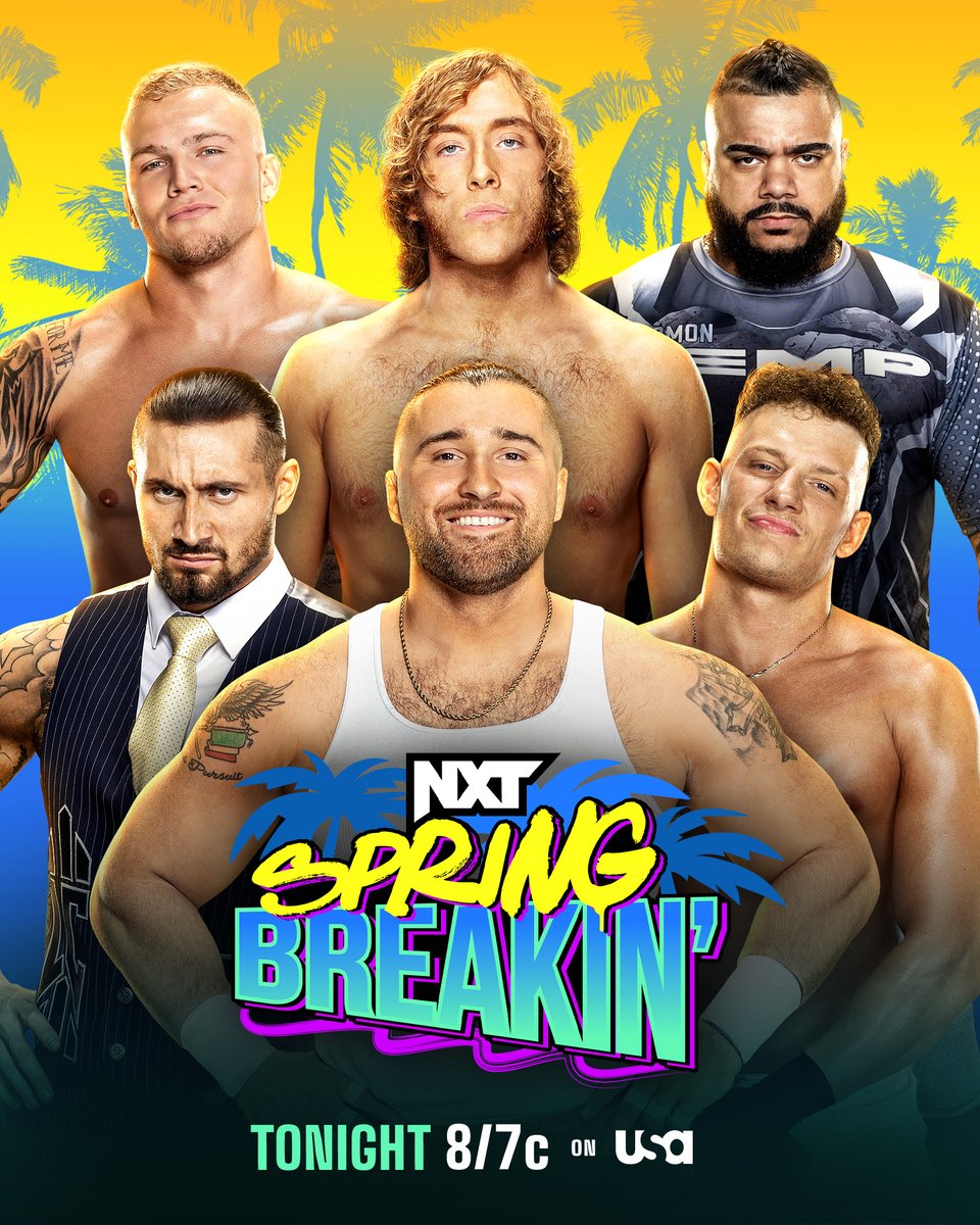 👊 👊 👊 No Quarter Catch Crew will battle it out with The D'Angelo Family in a Six-Man Tag Team Match TONIGHT at Week One of #NXTSpringBreakin! 📺 8/7c on @USANetwork