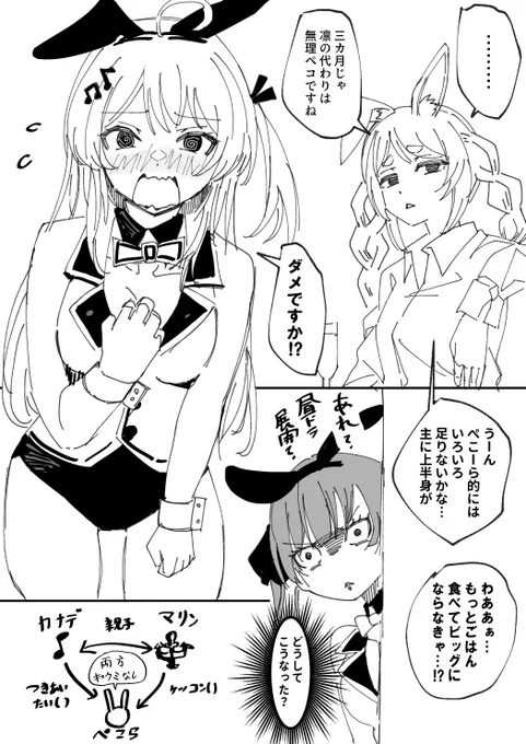 "どろどろバニーガーデン" 
 
#Artnose #ぺこらーと #マリンのお宝 