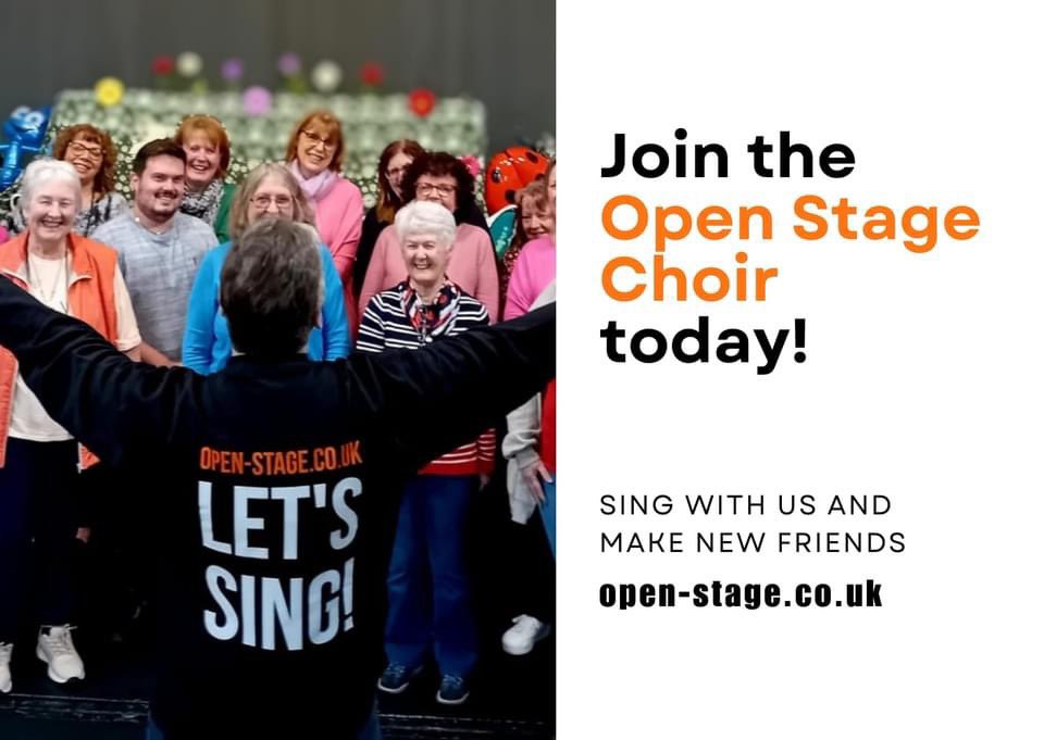 OpenStagePAC's tweet photo. 🧡 OPEN STAGE CHOIR 🧡
Book your taster https://t.co/pe33ktUPyy https://t.co/Bq157i0SOG