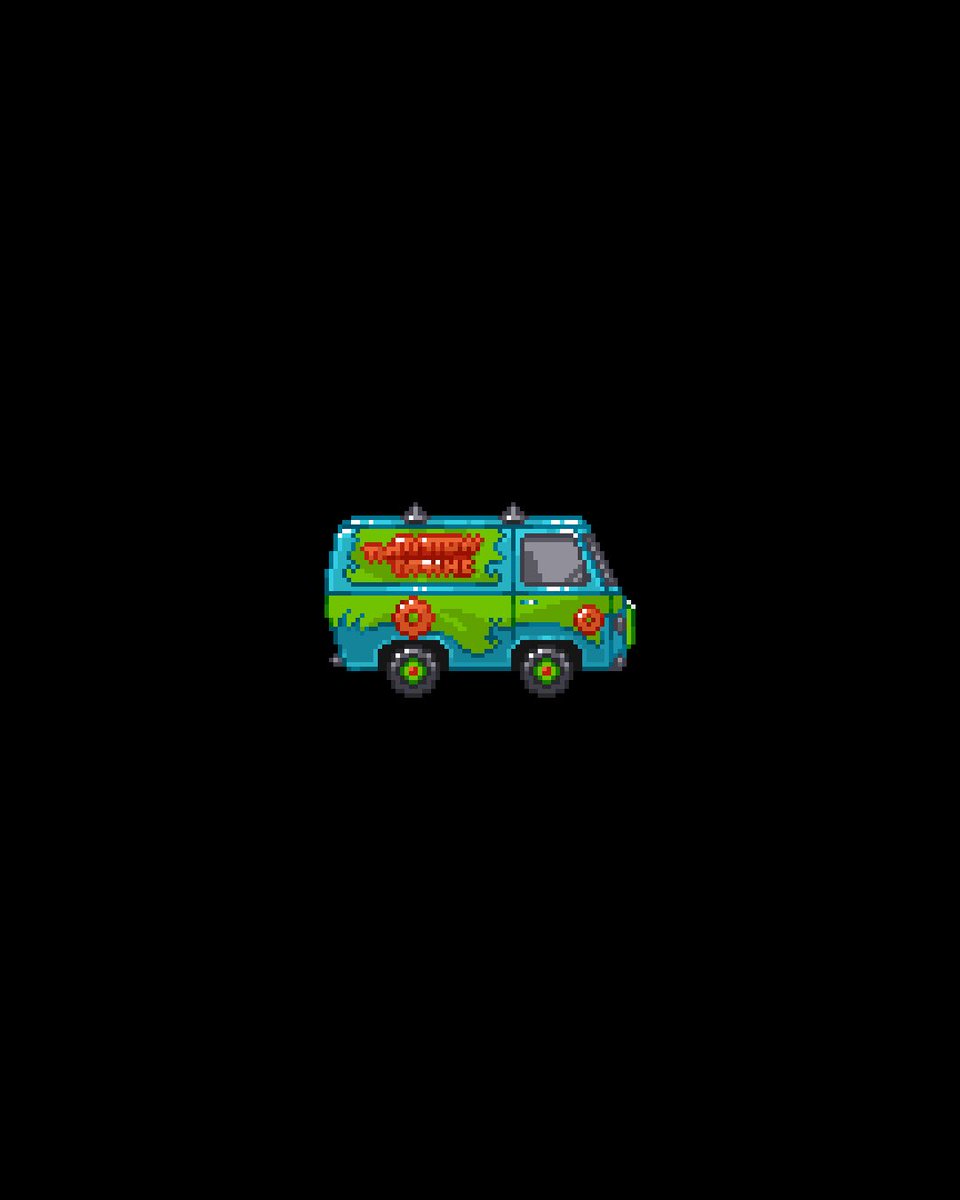 Scooby Doo Mystery Machine 🥹 extra smol #pixelart