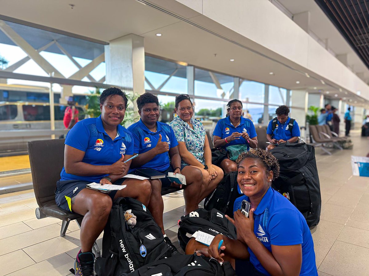 🧳✈️ Yadra Viti, we are off to Brisbane this morning. 

As always, vinaka to the team at @NadiAirport and @FijiAirways for ensuring smooth travel on the ground and in the air. 

See you soon, Brisbane 🦘🐨

#TosoDrua #PacificAusSports #SuperRugbyW #GrandFinals