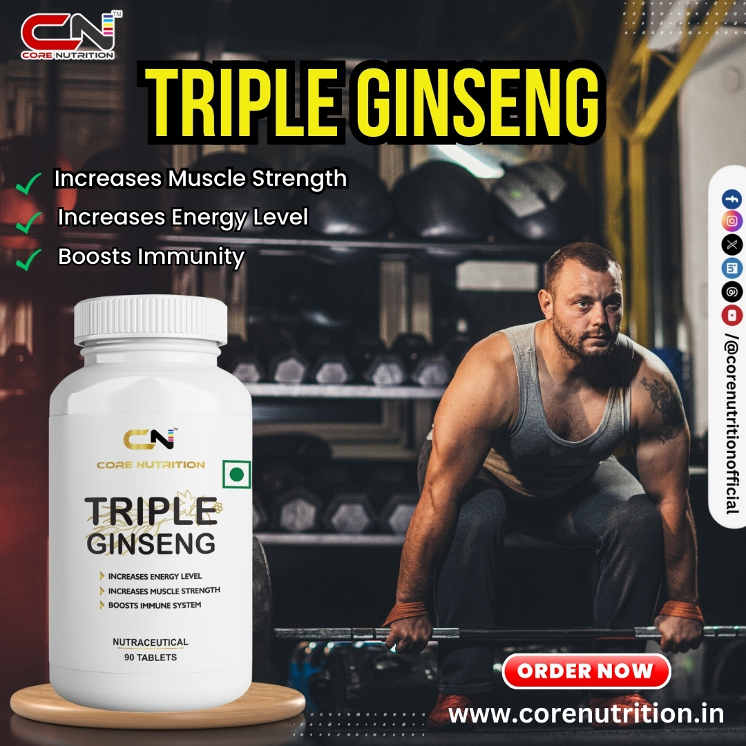 Triple Ginseng
*Increase your muscle strength
*Increases Energy Level
* Boosts Immunity
#TripleGinseng
Buy now : 🌐corenutrition.in
.
.
.
.
.
.
.
#fuelingyoursuccess
#corenutrition #musclestrenght #energylevel #immunesystem