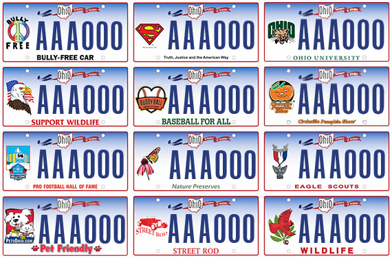 Today is #LicensePlateDay. The very first U.S. license plate was issued on this date in 1901. From bald eagles to Eagle Scouts, and much more, you'll find an Ohio license plate design that reflects your interests. bit.ly/ohio-specialty…