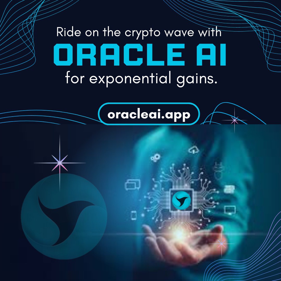 @Trader_XO Want an edge in the market? The Oracle AI Buybot is on its way, equipped with powerful features to give you an advantage.⬇️

#OracleAI 
  $ORACLE                          

♦️@oracleai_erc♦️

#MarketAnalysis  #PredictiveAnalytics  
#Newtoken #EliteMarketingArmy