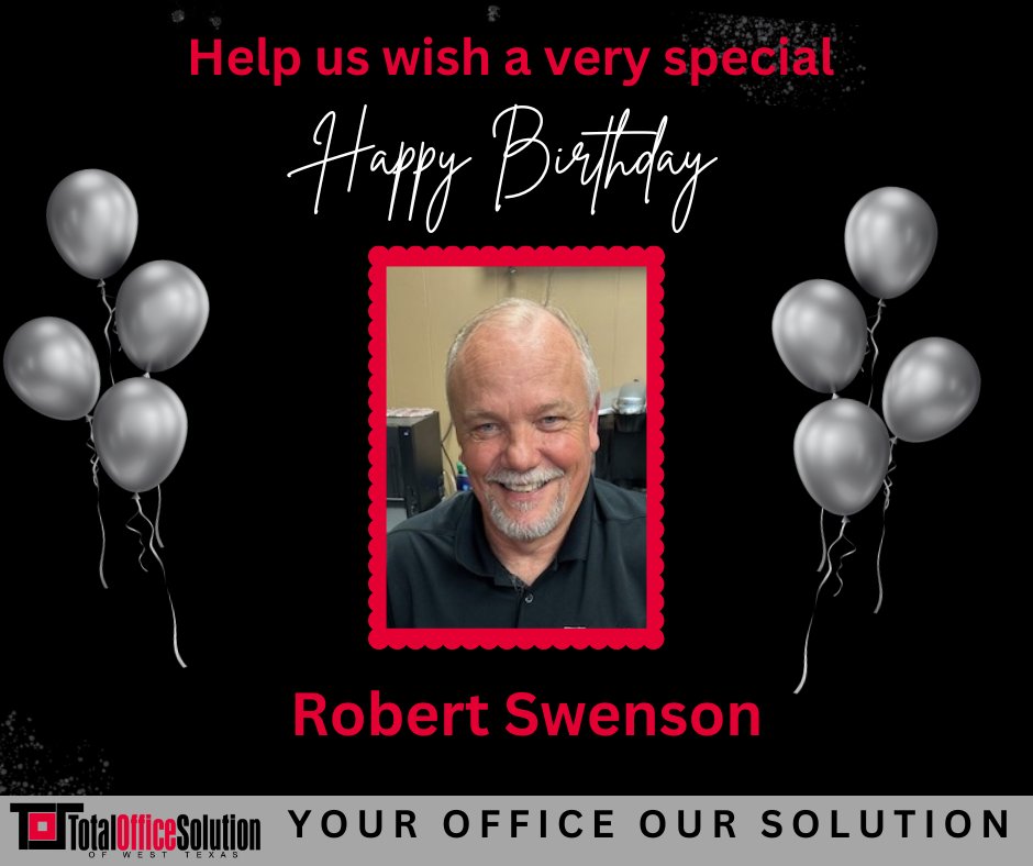 HAPPY BIRTHDAY ROBERT!!!🎂
We hope you have a wonderful day!! 
#happybirthday