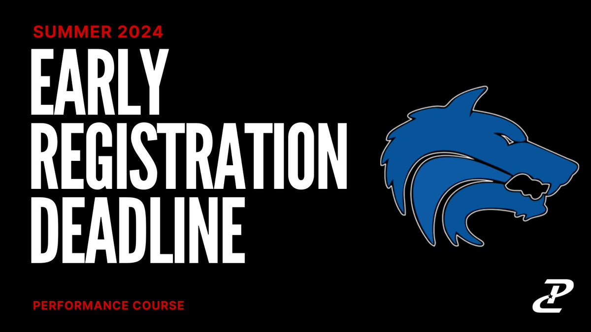 Early Registration Deadline for <a href="/WolvesPlano/">Plano West Wolves Football</a> is just over 1 week away. 

This summer #EverythingMatters‼️

Don’t miss out on the opportunity to save some money by securing your spot before May 1st.  

Take advantage by getting signed up today! ⬇️
performancecourse.com/school-distric…