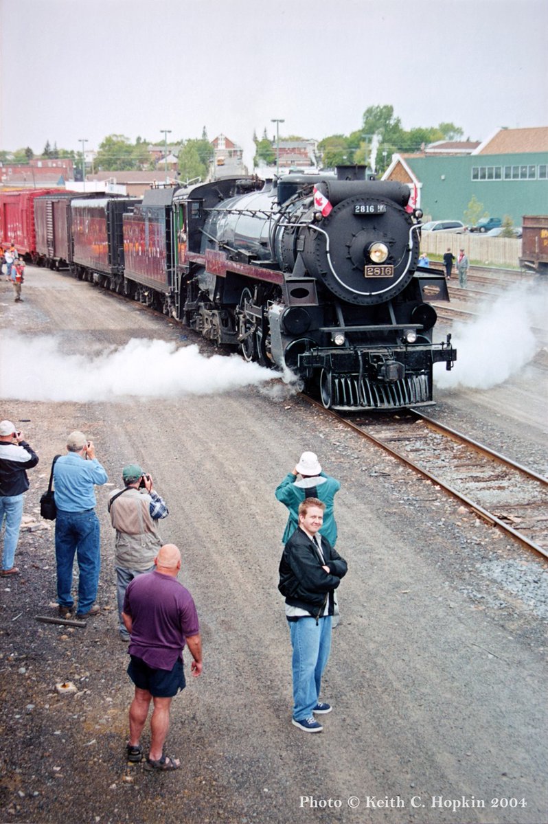 Wishing that the #FinalSpikeSteamTour was coming through Toronto, it's been a while. I had so much fun chasing it from Sudbury to Toronto with my Dad in 2004. #Railways #railroads #steamtrain #1930s #history #torontohistory #tdot #the6ix #sudbury #Toronto #Canada #hopkindesign