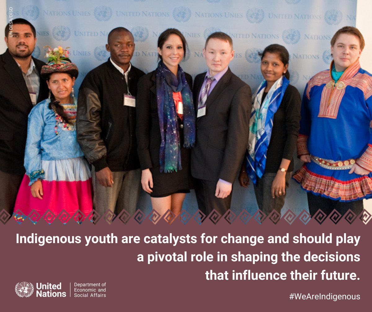 Platforms for youth involvement should include #Indigenousyouth participation to build alliances to amplify their voices and actions. #UNPFII2024