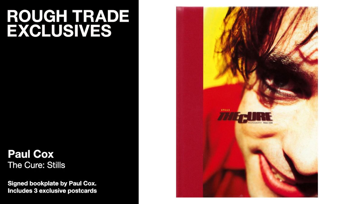 EXCLUSIVE 'Stills' follows the changing faces of one of @thecure during the post-punk and new-wave movements of the late ’70s and ’80s. Over 200 colour and 75 black-and-white images with accompanying captions written by front man @RobertSmith. roughtrade.com/en-gb/product/…