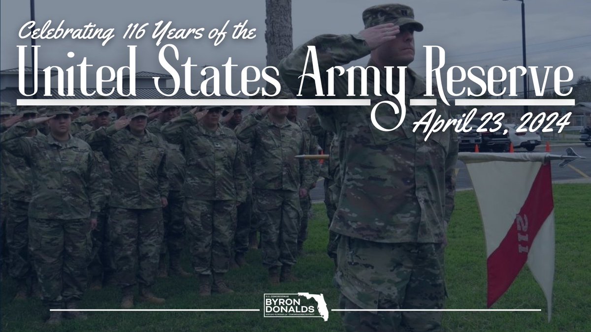 DID YOU KNOW: There are nearly 190,000 @USArmyReserve soldiers & 11,000 civilians in our country & around the world standing ready to meet the challenges of tomorrow. Today, we celebrate 116 years of the US Army Reserve. Thank you to all current & former members of this force.