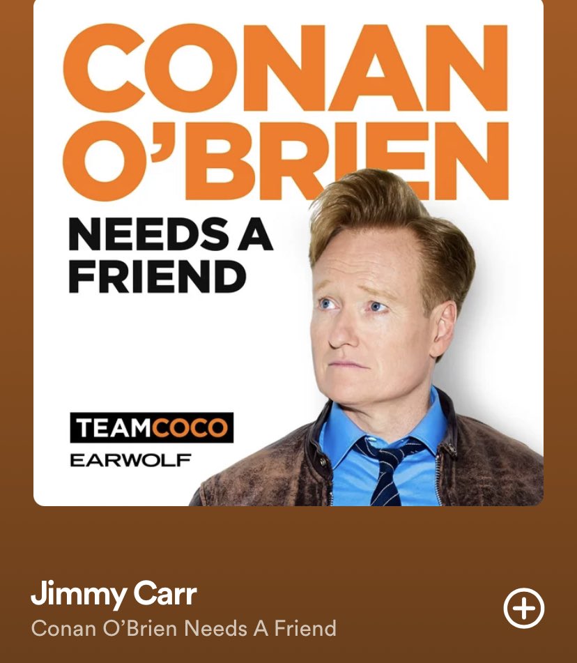 Been on a high all week after watching Conan O’Brien Must Go and he immediately crashes the goodwill with this fuckhead