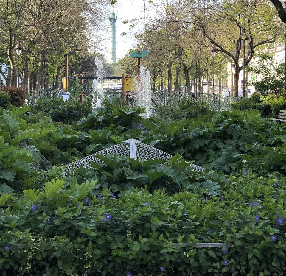 😡🌳NON SENS Les lilas sont en fleur et on entend les oiseaux chanter dans les haies des #squares de la #promenade Richard Lenoir #Paris 11e. Pourtant la mairie s’apprête à détruire ce petit coin de paradis, mais au nom de quoi ? #SauvonsJulesEtRichard